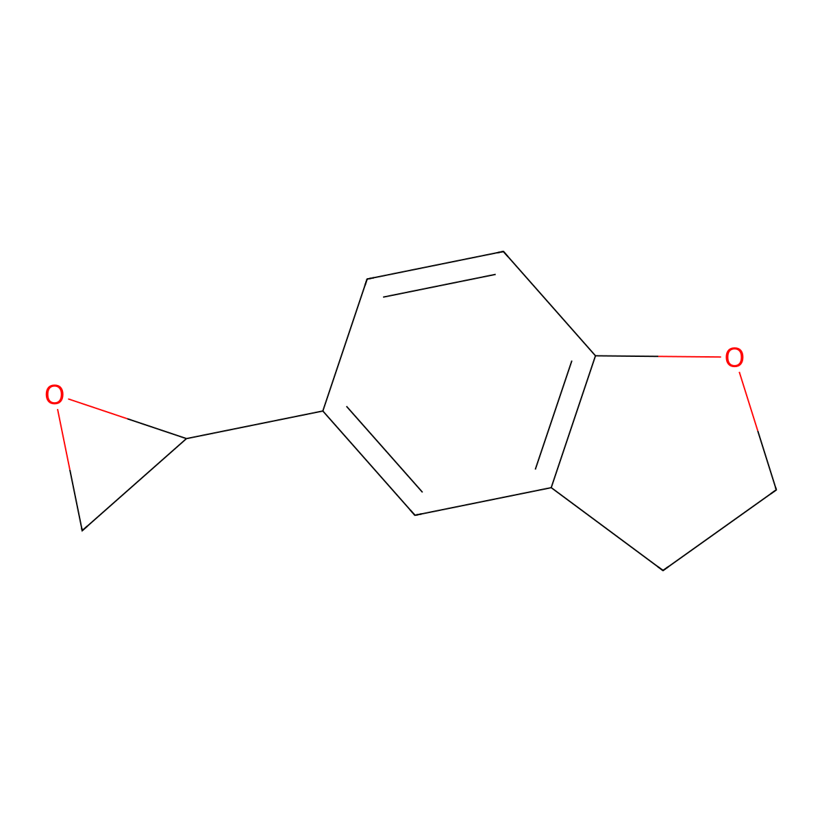 2,3-Dihydro-5-(2-oxiranyl)-benzofuran molecular structure, CAS 171436-10-5
