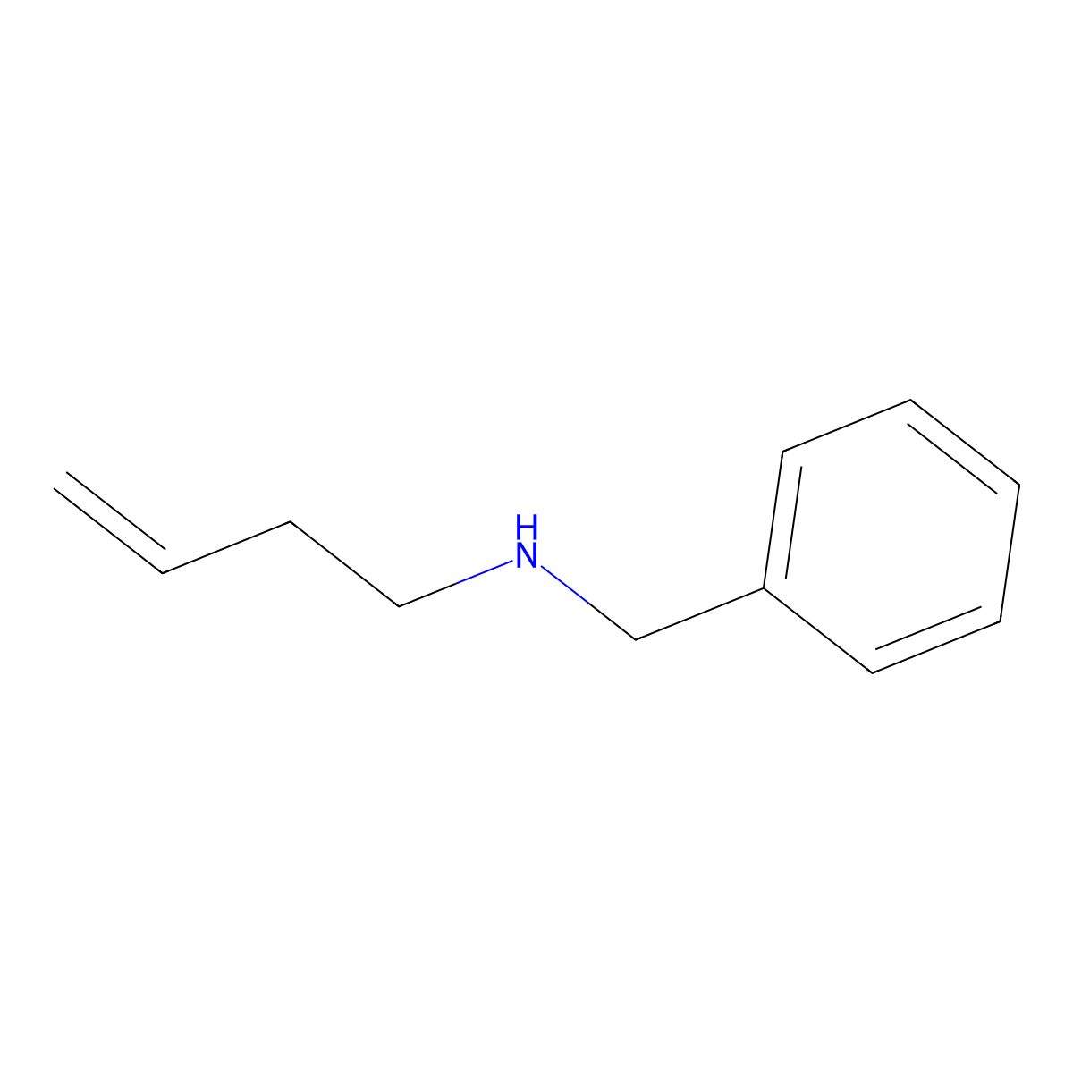 N-Benzylbut-3-en-1-amine molecular structure, CAS 17150-62-8