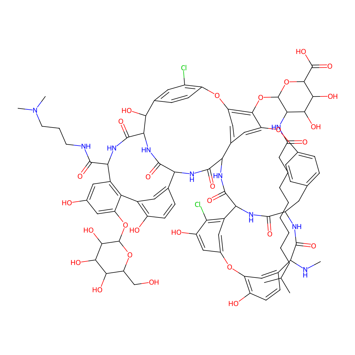 Dalbavancin molecular structure, CAS 171500-79-1