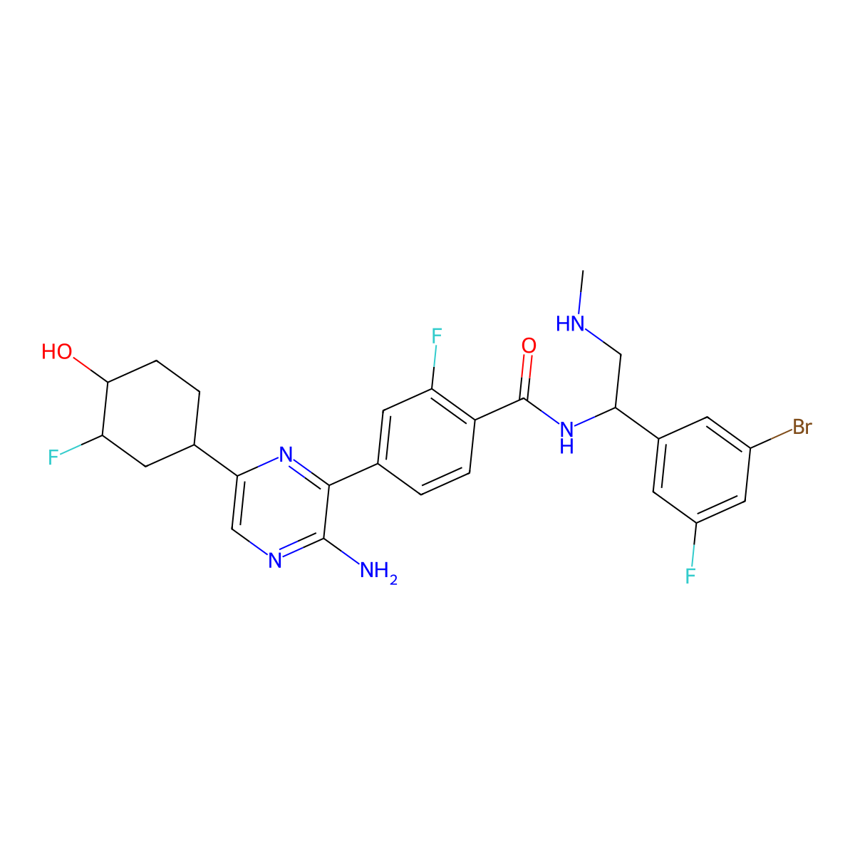 Rineterkib molecular structure, CAS 1715025-32-3