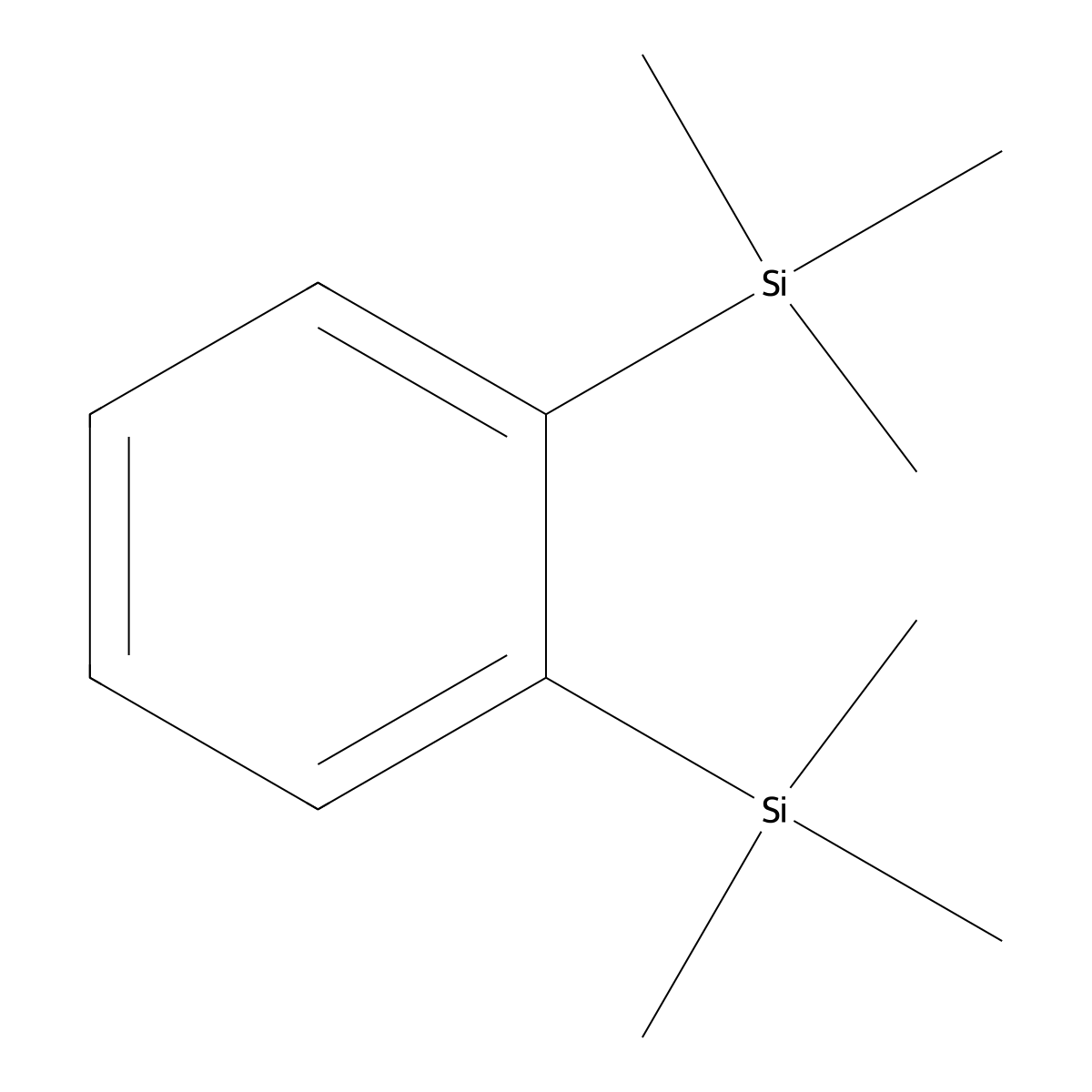 1,2-Bis(trimethylsilyl)benzene molecular structure, CAS 17151-09-6