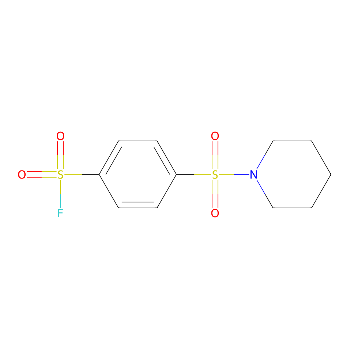 4-(Piperidine-1-sulfonyl)benzene-1-sulfonyl fluoride molecular structure, CAS 1715283-63-8