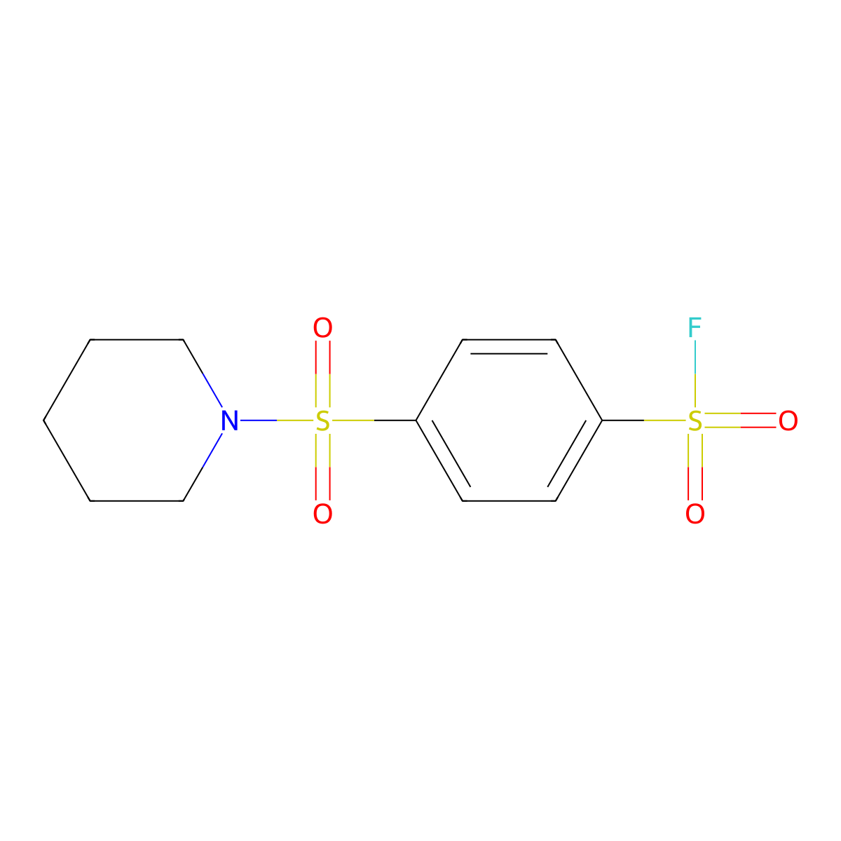 4-(Piperidine-1-sulfonyl)benzene-1-sulfonyl fluoride molecular structure, CAS 1715283-63-8
