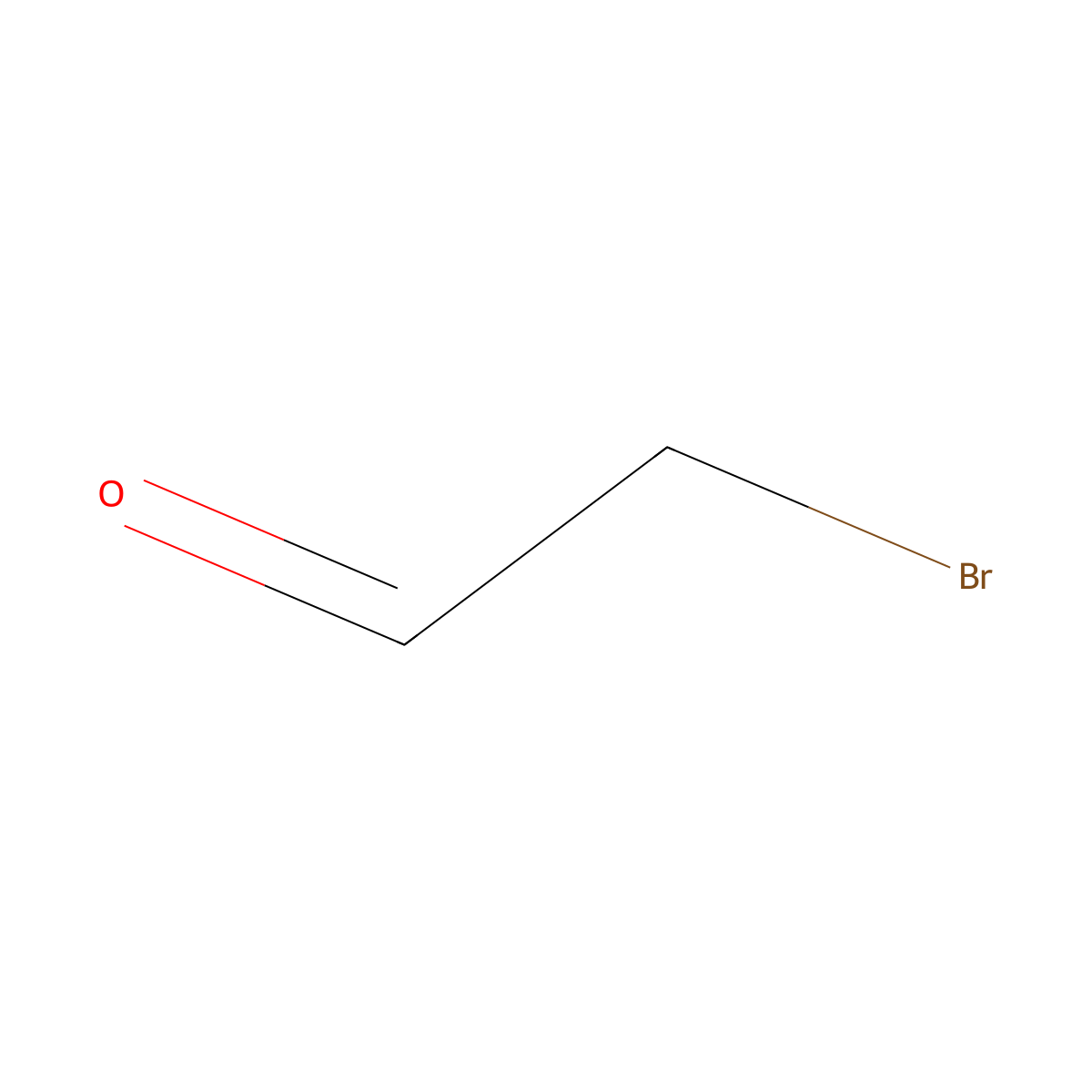 Acetaldehyde, bromo- molecular structure, CAS 17157-48-1