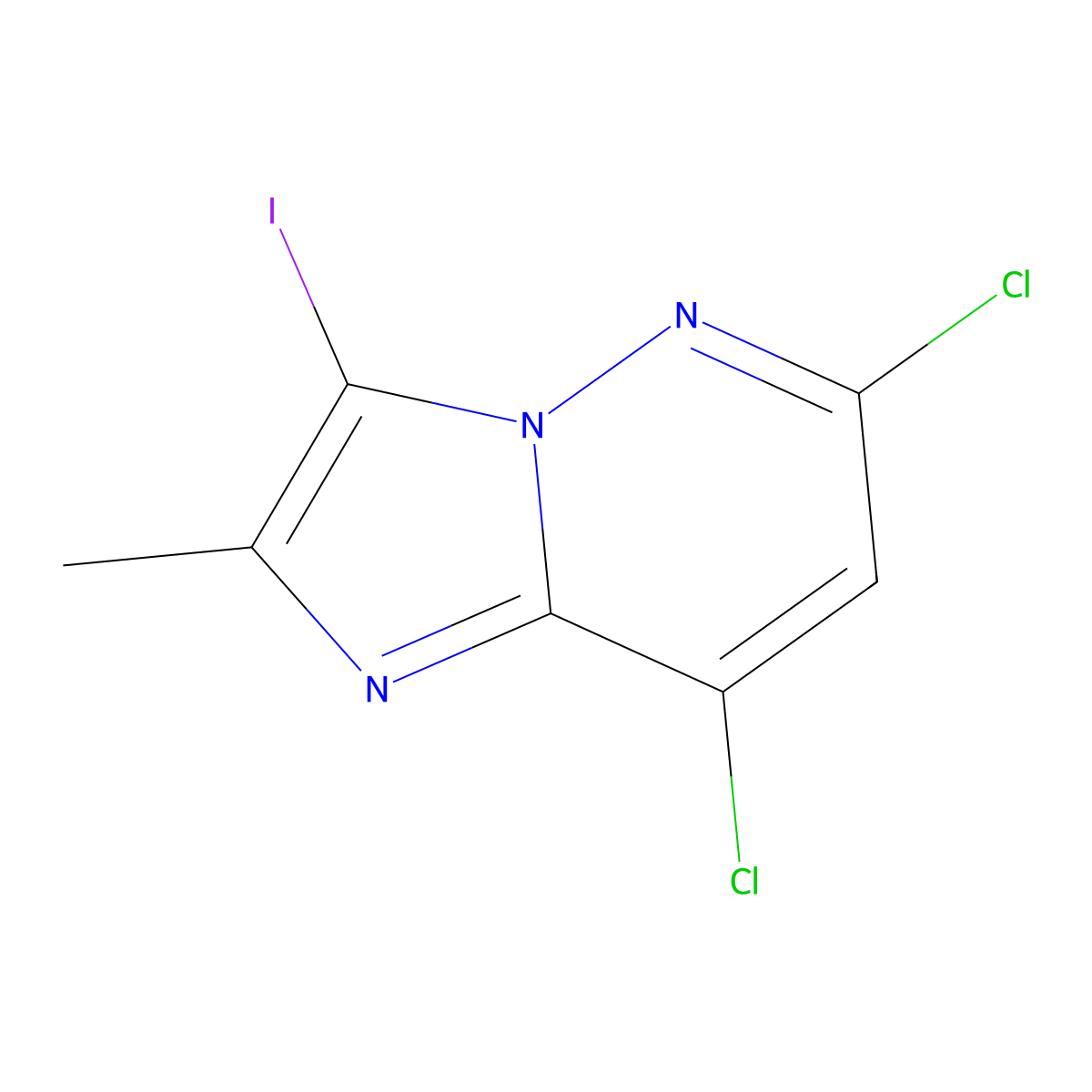 6,8-Dichloro-3-iodo-2-methylimidazo[1,2-B]pyridazine molecular structure, CAS 1715933-51-9