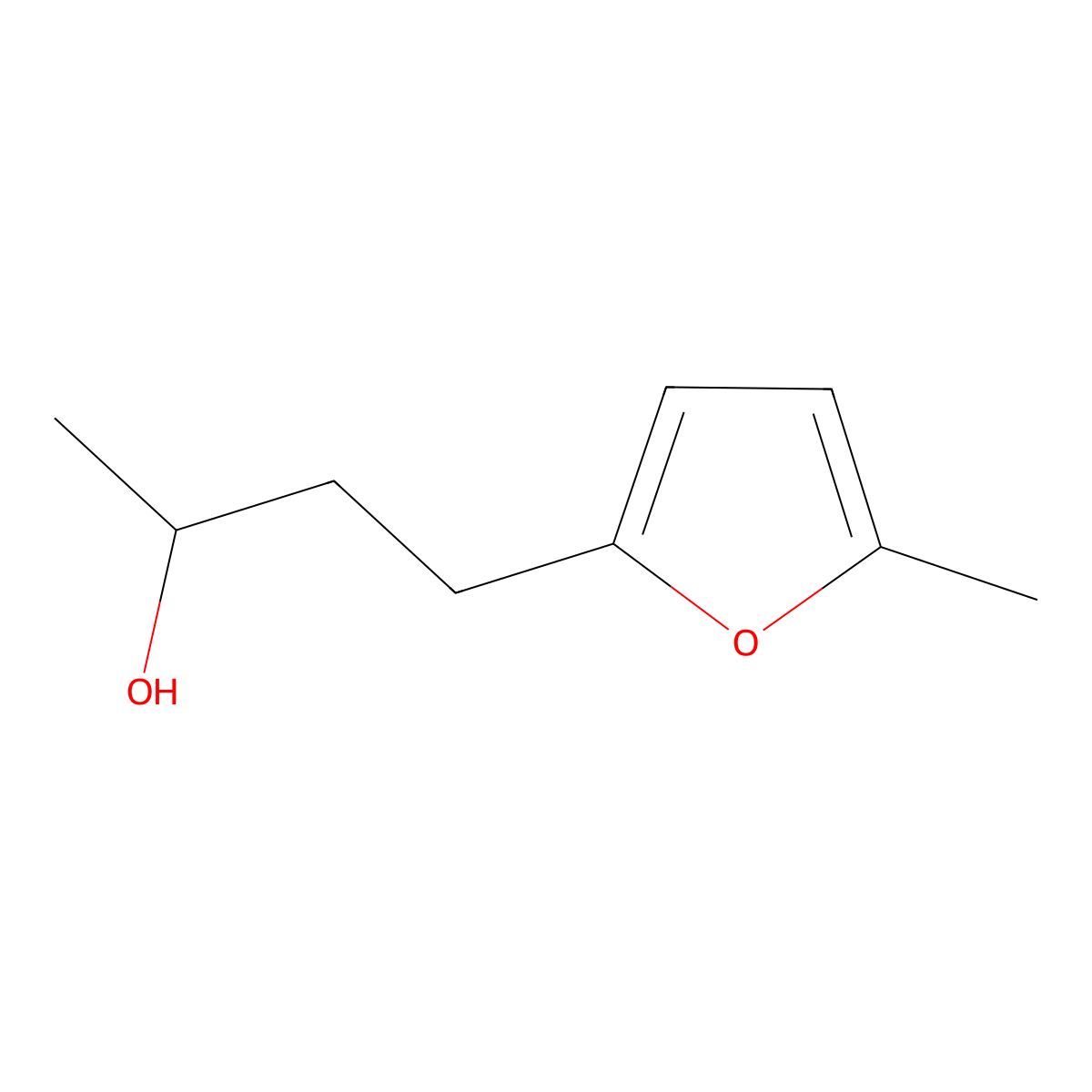 4-(5-Methylfuran-2-yl)butan-2-ol molecular structure, CAS 17162-96-8
