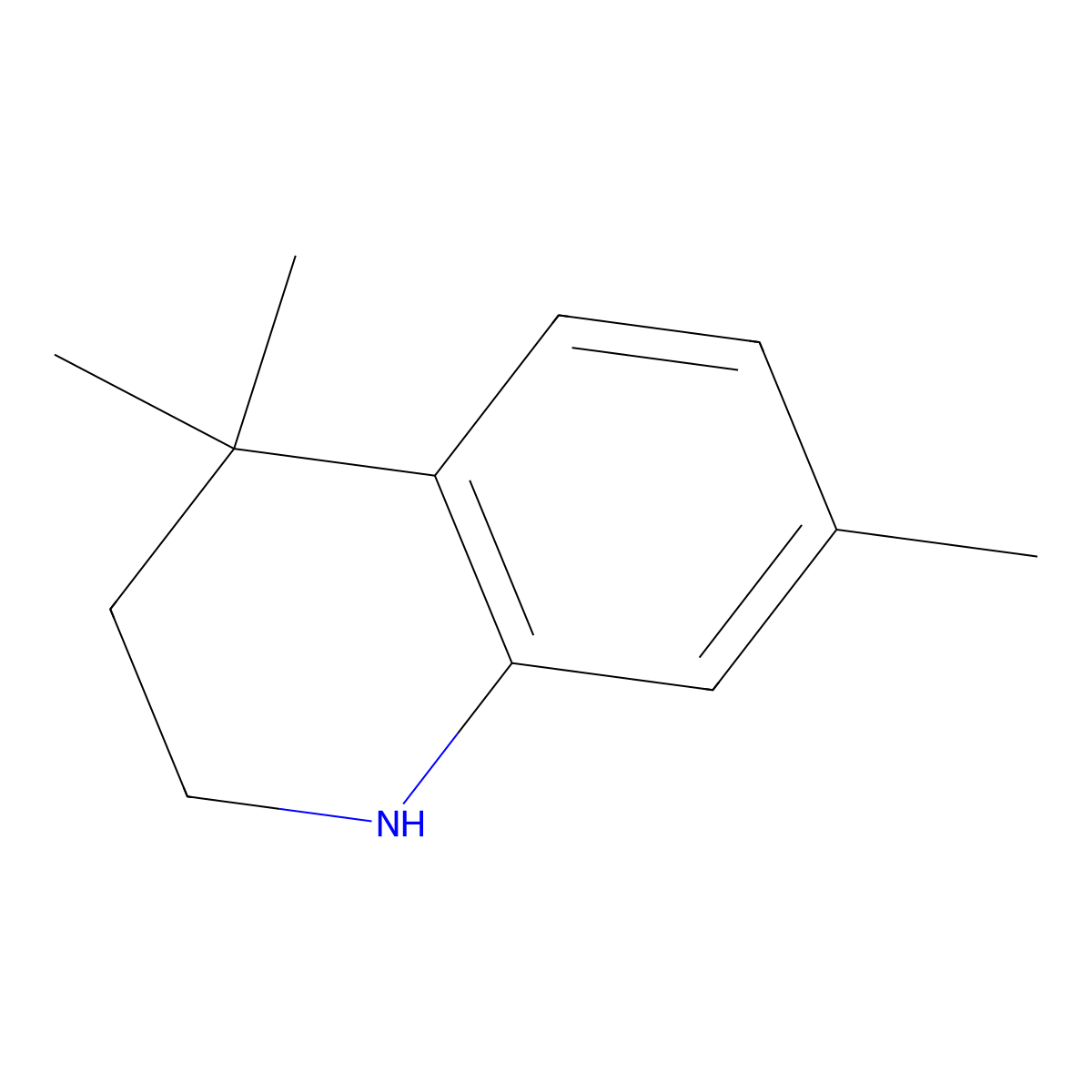 4,4,7-trimethyl-2,3-dihydro-1H-quinoline molecular structure, CAS 171662-31-0