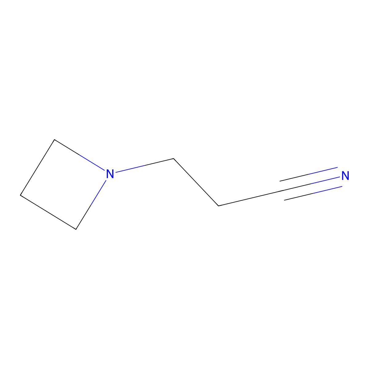 3-(Azetidin-1-yl)propanenitrile molecular structure, CAS 17168-23-9