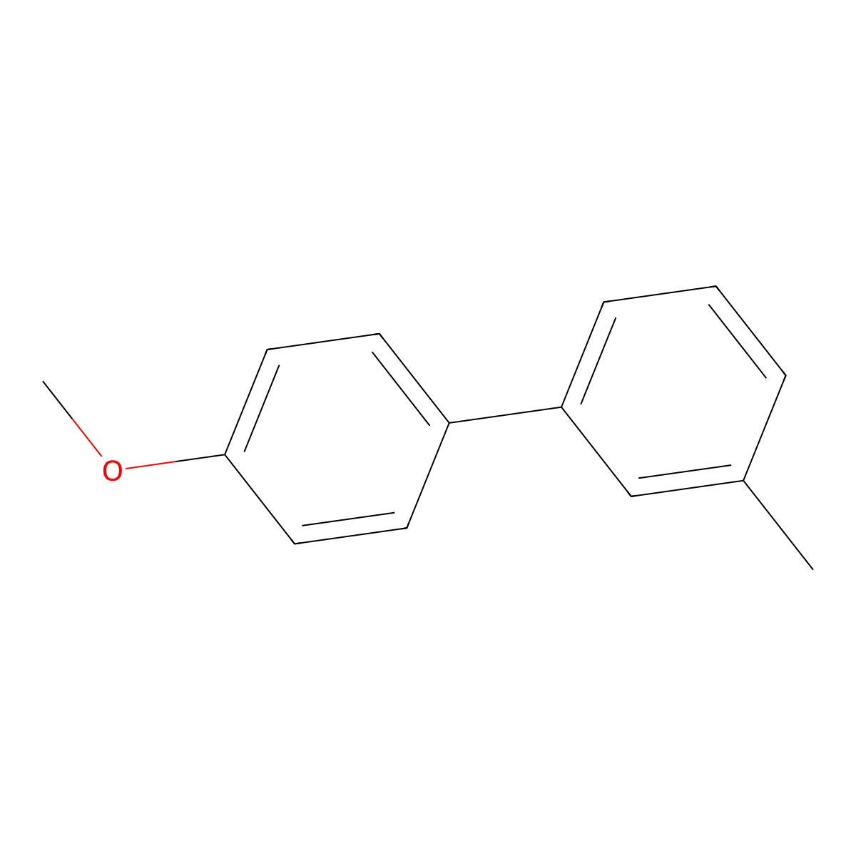 4-Methoxy-3'-methylbiphenyl molecular structure, CAS 17171-17-4