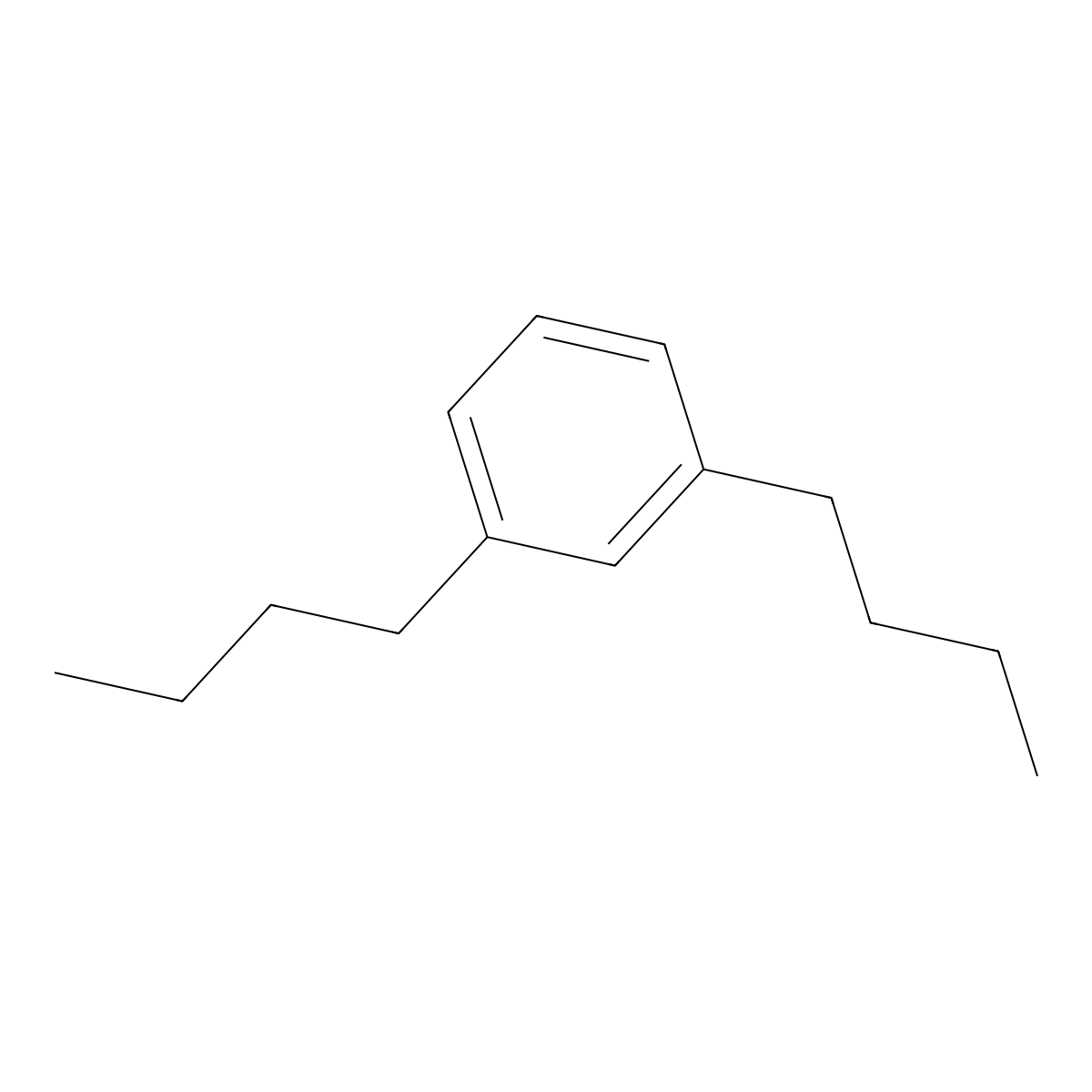 Benzene, m-dibutyl- molecular structure, CAS 17171-74-3