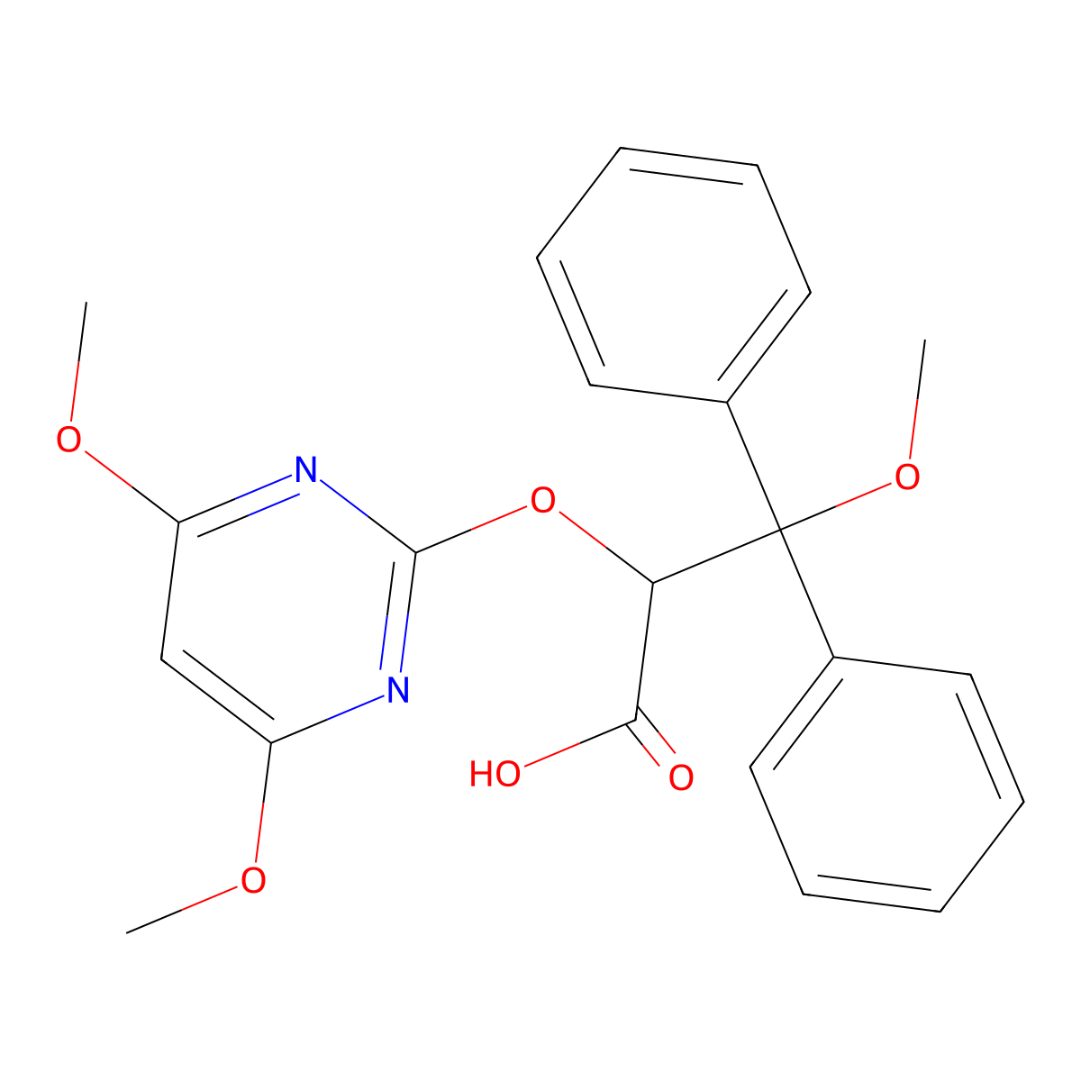 Darusentan molecular structure, CAS 171714-84-4