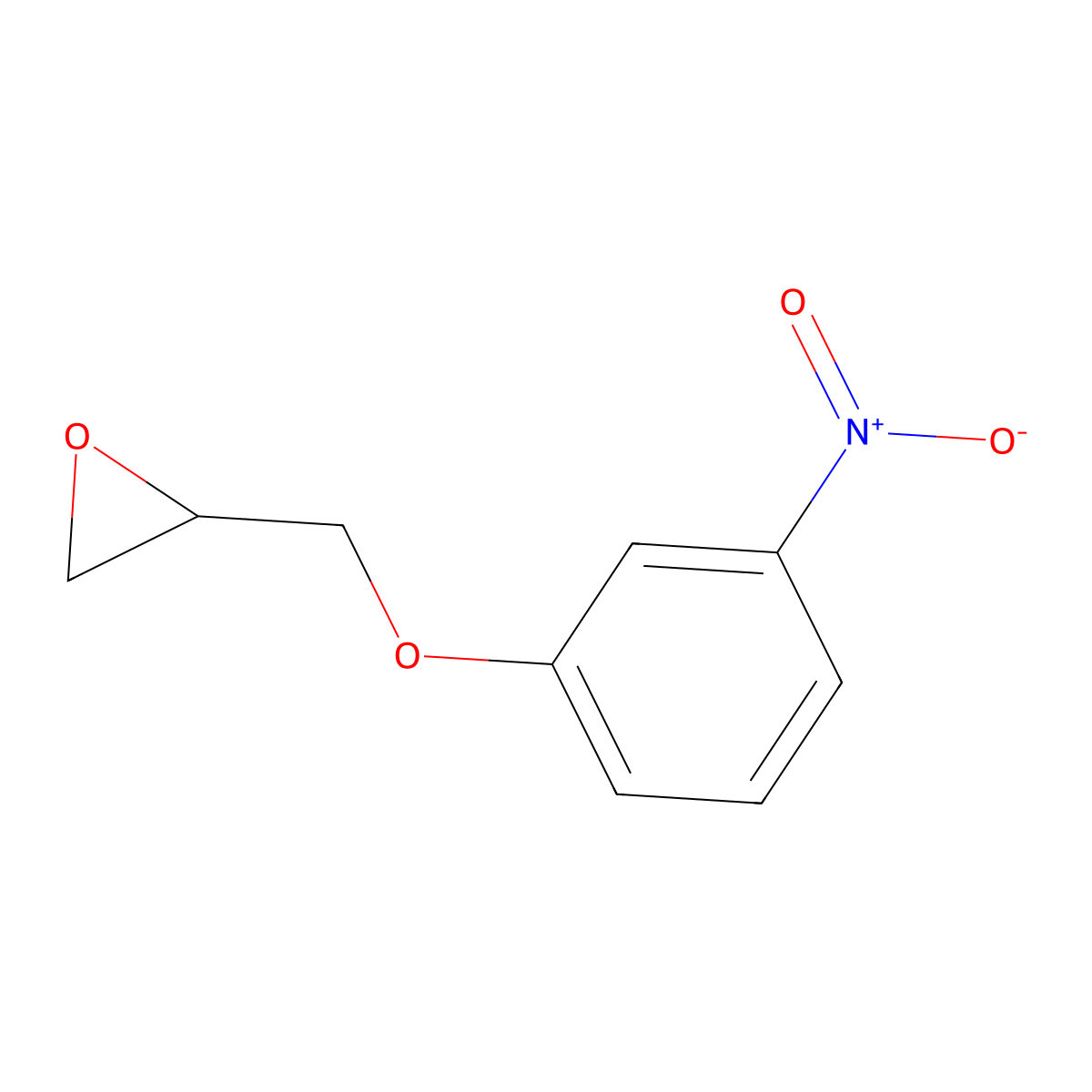 (S)-2-((3-Nitrophenoxy)methyl)oxirane molecular structure, CAS 171721-34-9