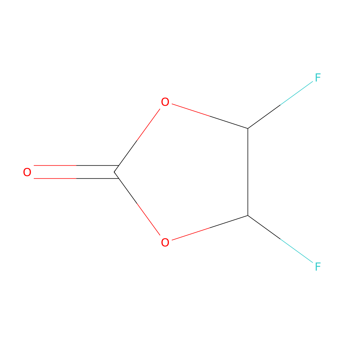 4,5-Difluoro-1,3-dioxolan-2-one molecular structure, CAS 171730-81-7