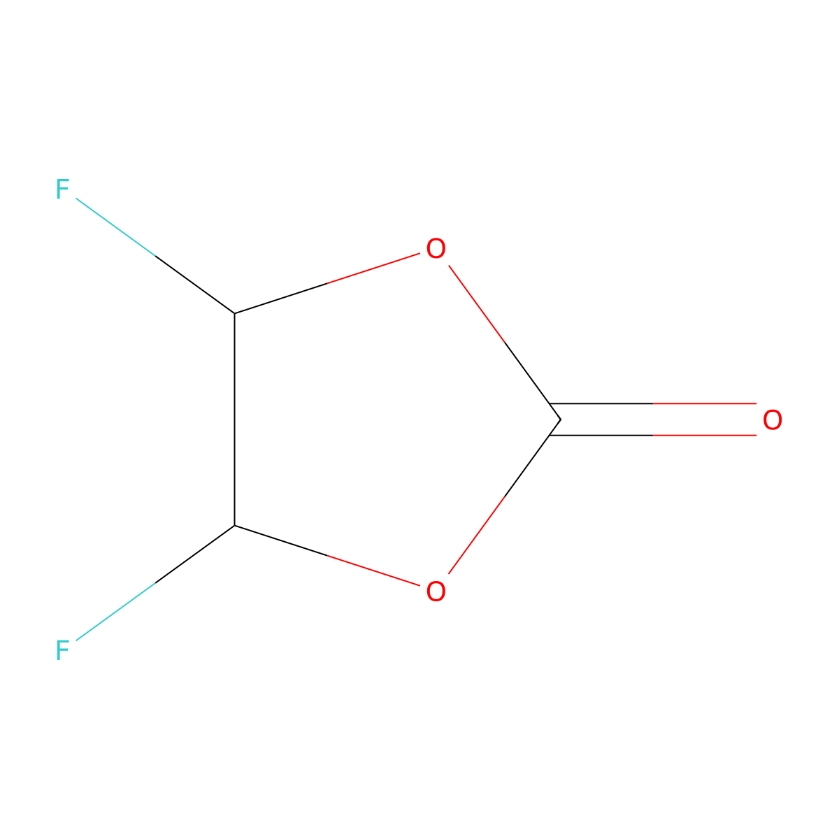 4,5-Difluoro-1,3-dioxolan-2-one molecular structure, CAS 171730-81-7