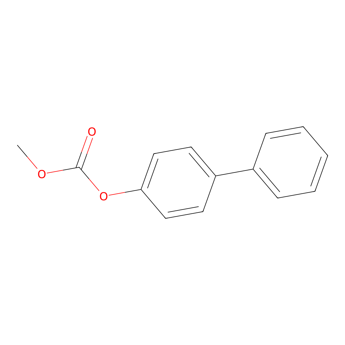 Carbonic acid methylbiphenyl-4-yl ester molecular structure, CAS 17175-08-5