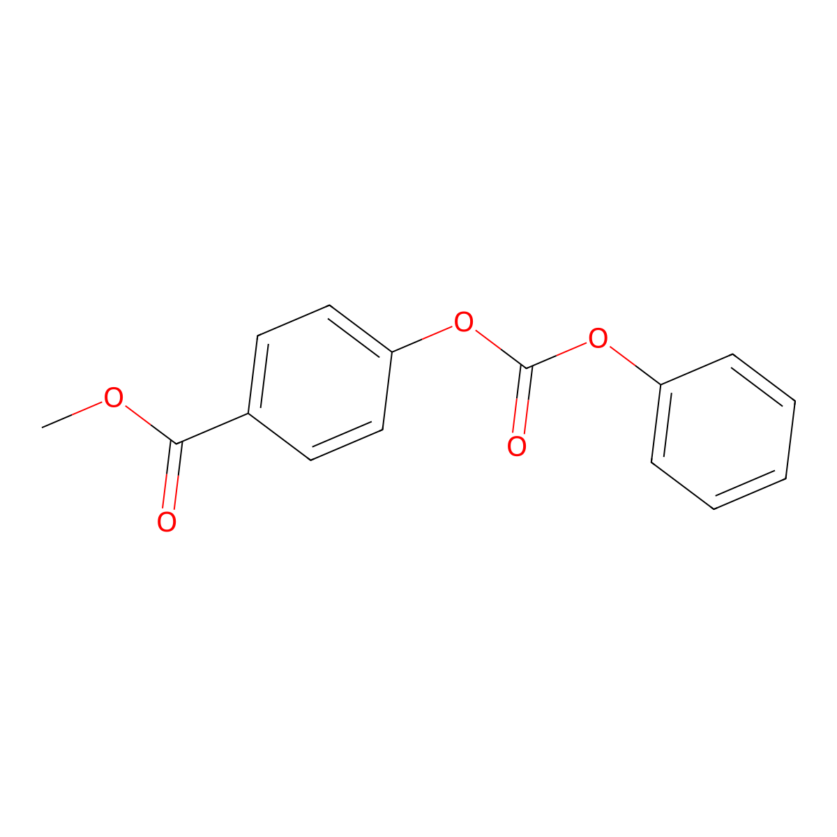 Methyl 4-[(phenoxycarbonyl)oxy]benzoate molecular structure, CAS 17175-12-1