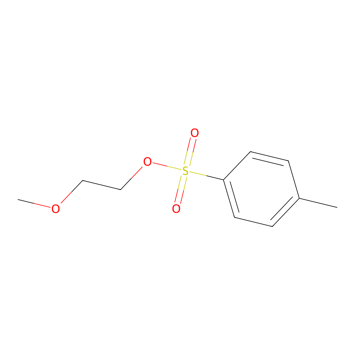 Ethanol, 2-methoxy-, 1-(4-methylbenzenesulfonate) molecular structure, CAS 17178-10-8