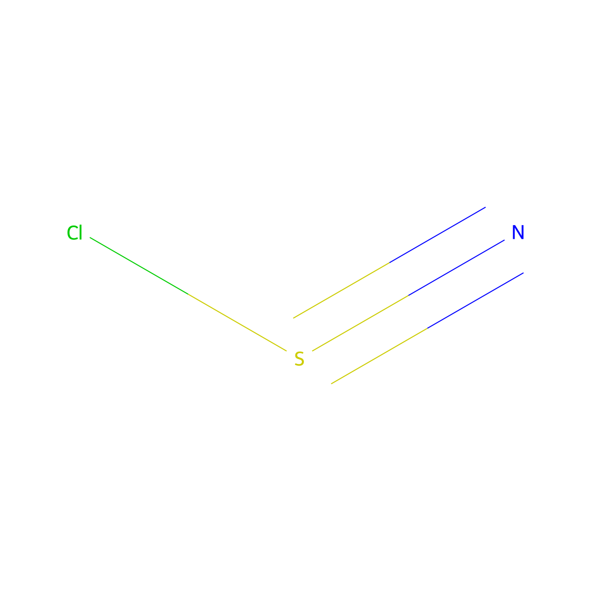 Thiazyl chloride molecular structure, CAS 17178-58-4