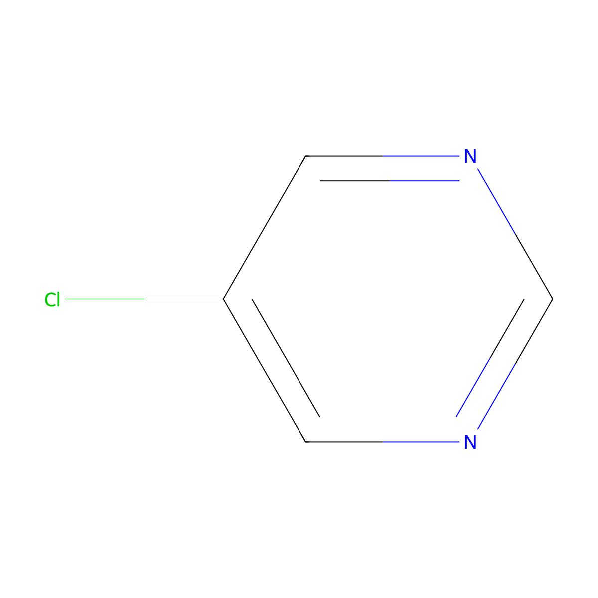 5-Chloropyrimidine molecular structure, CAS 17180-94-8