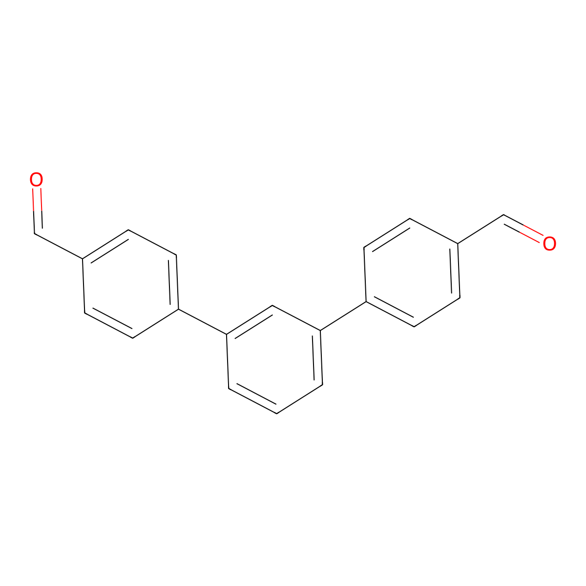 [1,1':3',1''-Terphenyl]-4,4''-dicarbaldehyde molecular structure, CAS 171820-02-3
