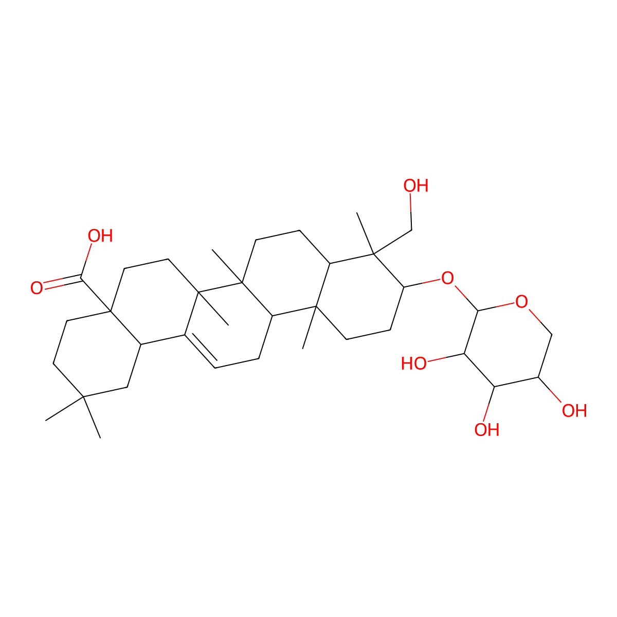 Cauloside A molecular structure, CAS 17184-21-3