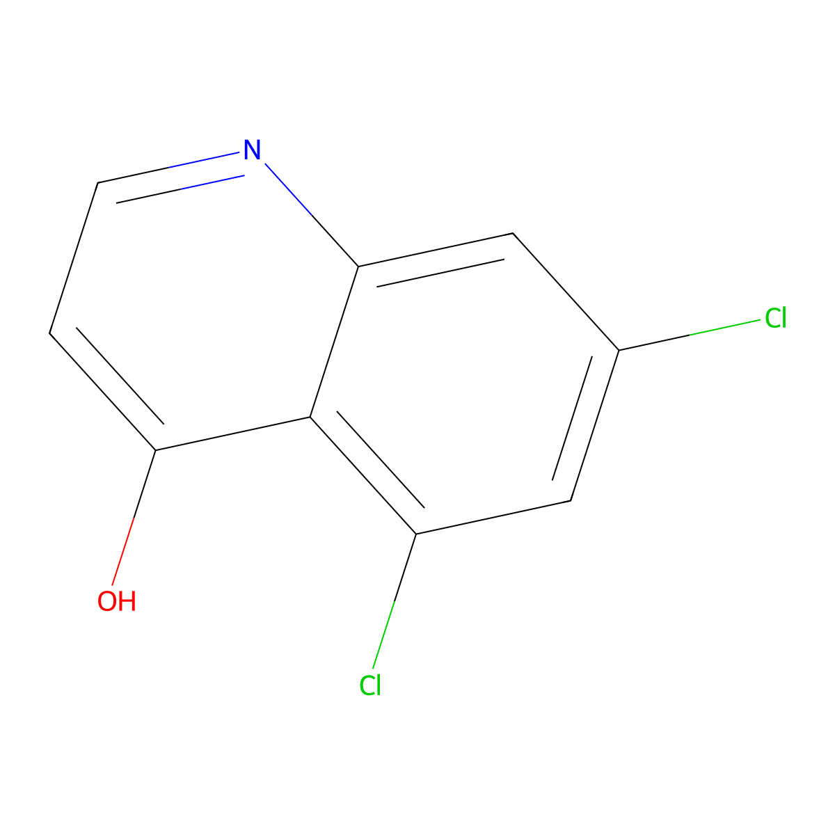 4(1H)-Quinolinone, 5,7-dichloro- molecular structure, CAS 171850-29-6