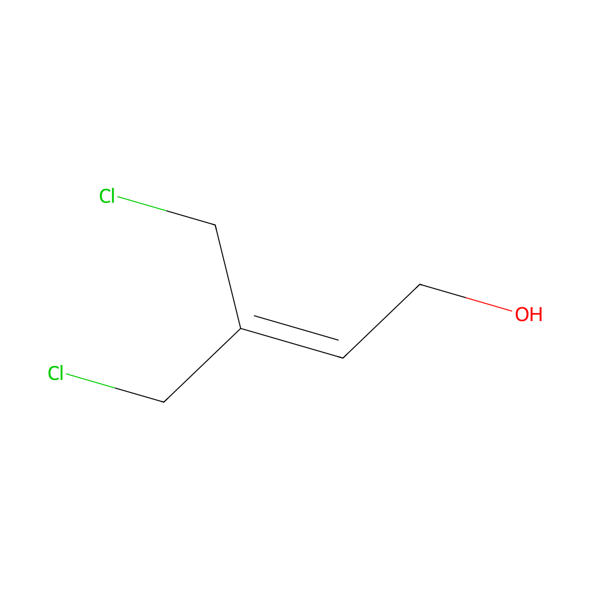 4-Chloro-3-(chloromethyl)but-2-en-1-ol molecular structure, CAS 171856-74-9