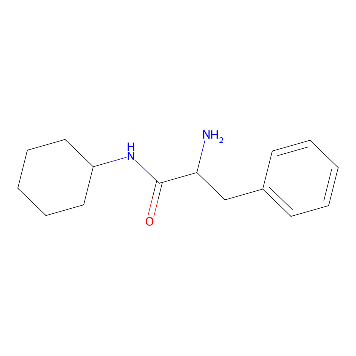 L-Phenylalanine-cyclohexylamide molecular structure, CAS 17186-53-7