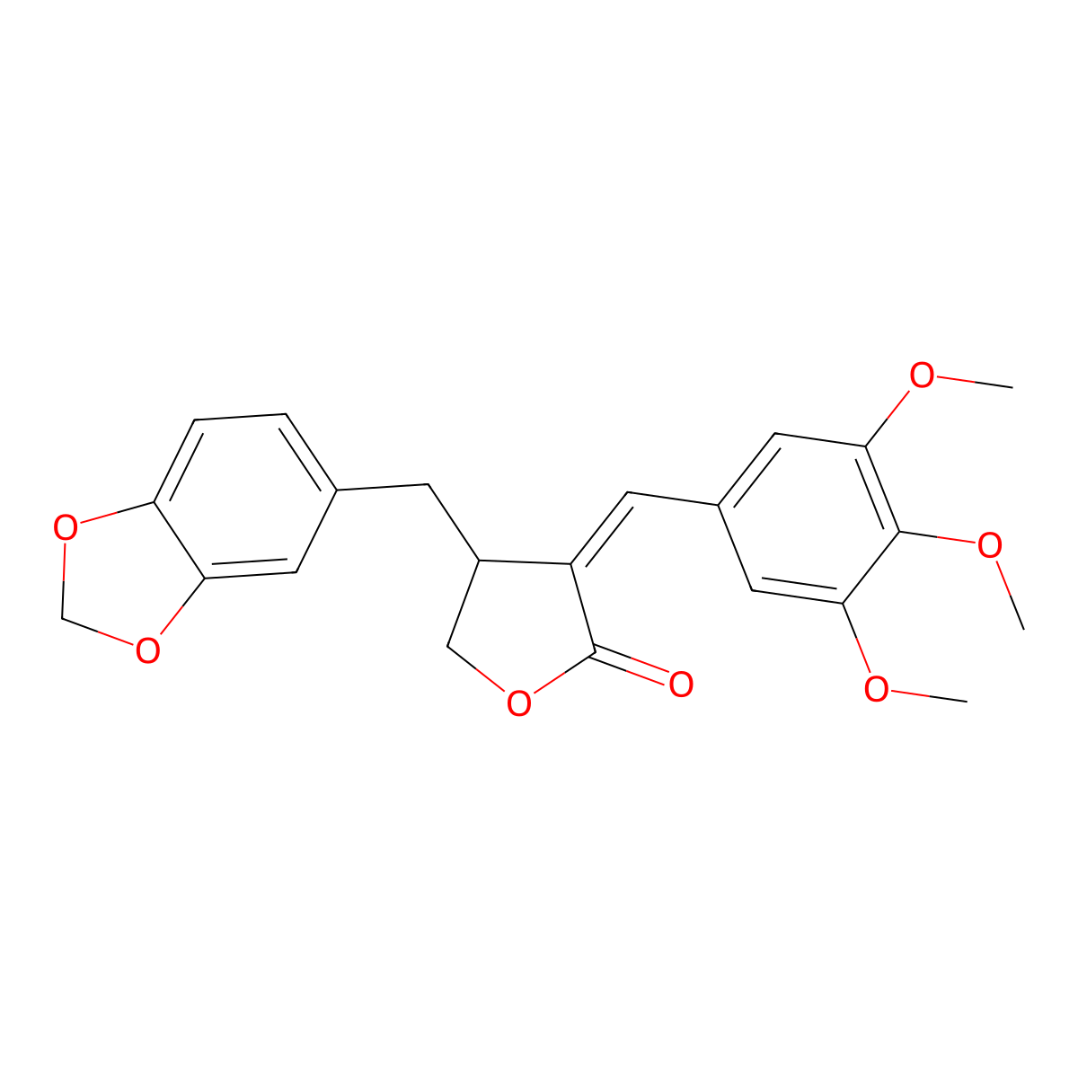 Nemerosin molecular structure, CAS 17187-79-0