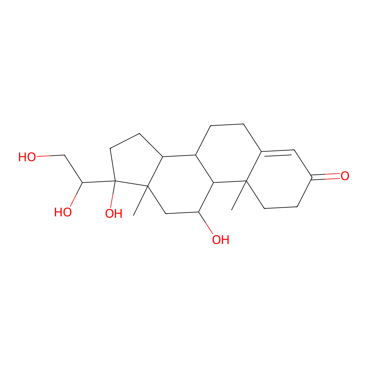20alpha-Hydroxycortisol molecular structure, CAS 1719-79-5