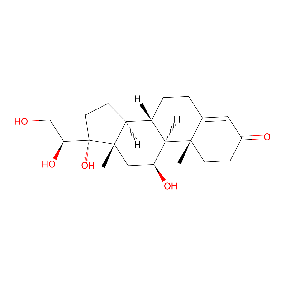 20alpha-Hydroxycortisol molecular structure, CAS 1719-79-5