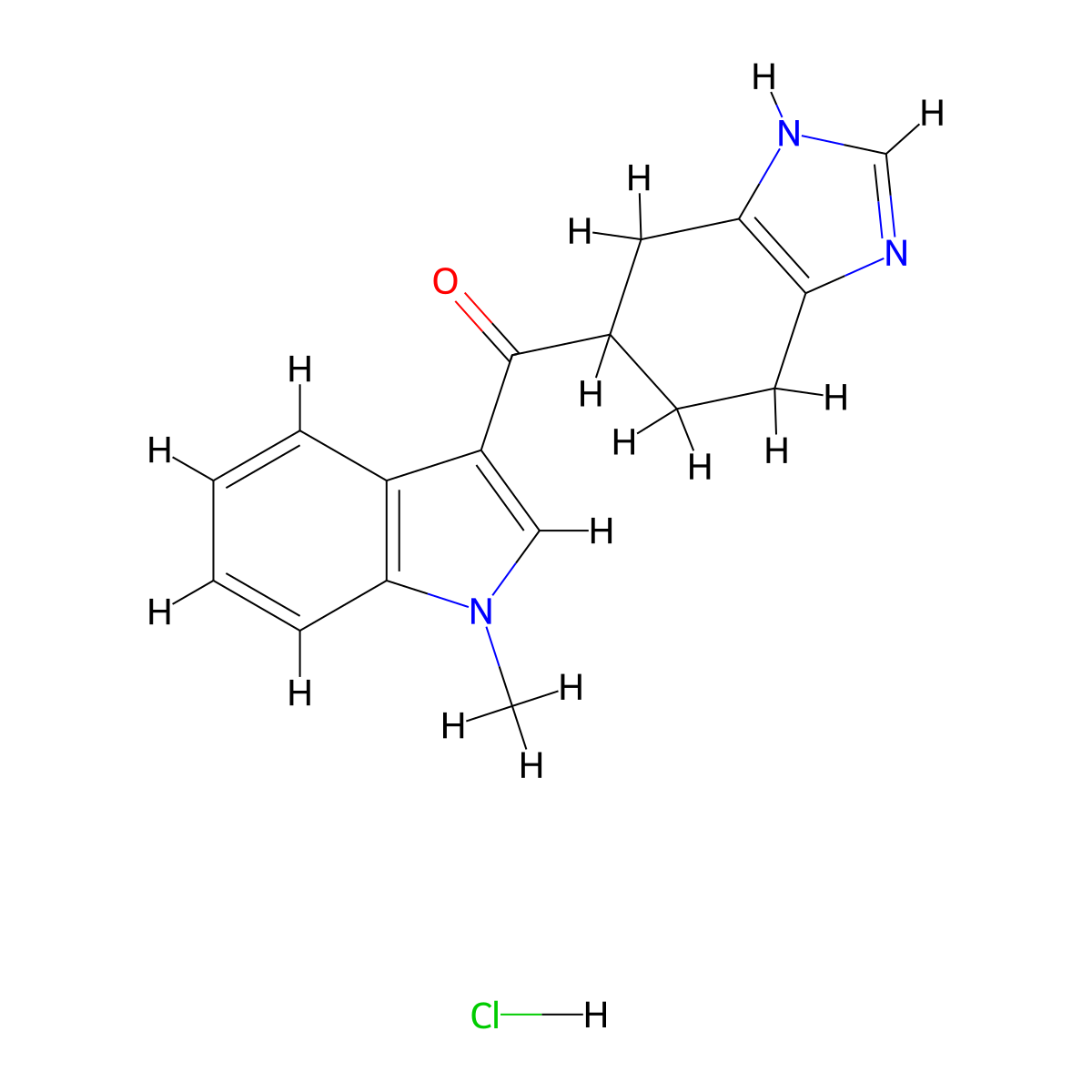 Ramosetron-d3Hydrochloride molecular structure, CAS 171967-75-2