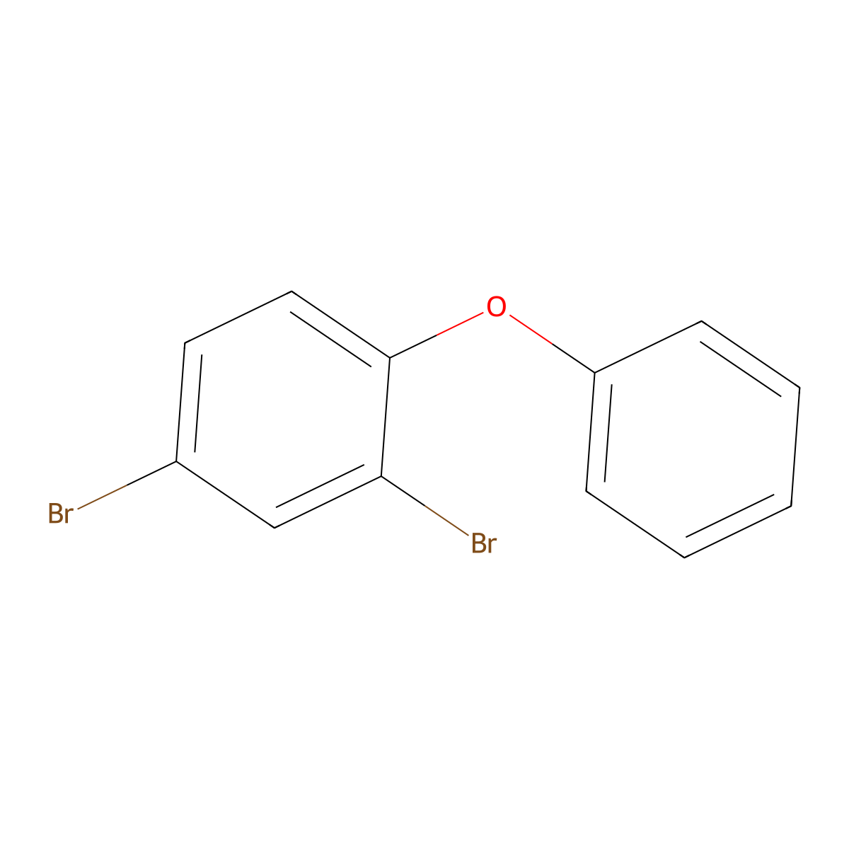 2,4-Dibromodiphenyl ether molecular structure, CAS 171977-44-9
