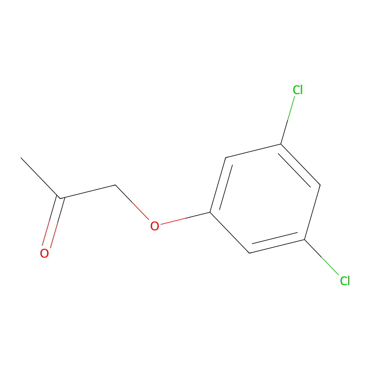 1-(3,5-Dichlorophenoxy)propan-2-one molecular structure, CAS 17199-34-7