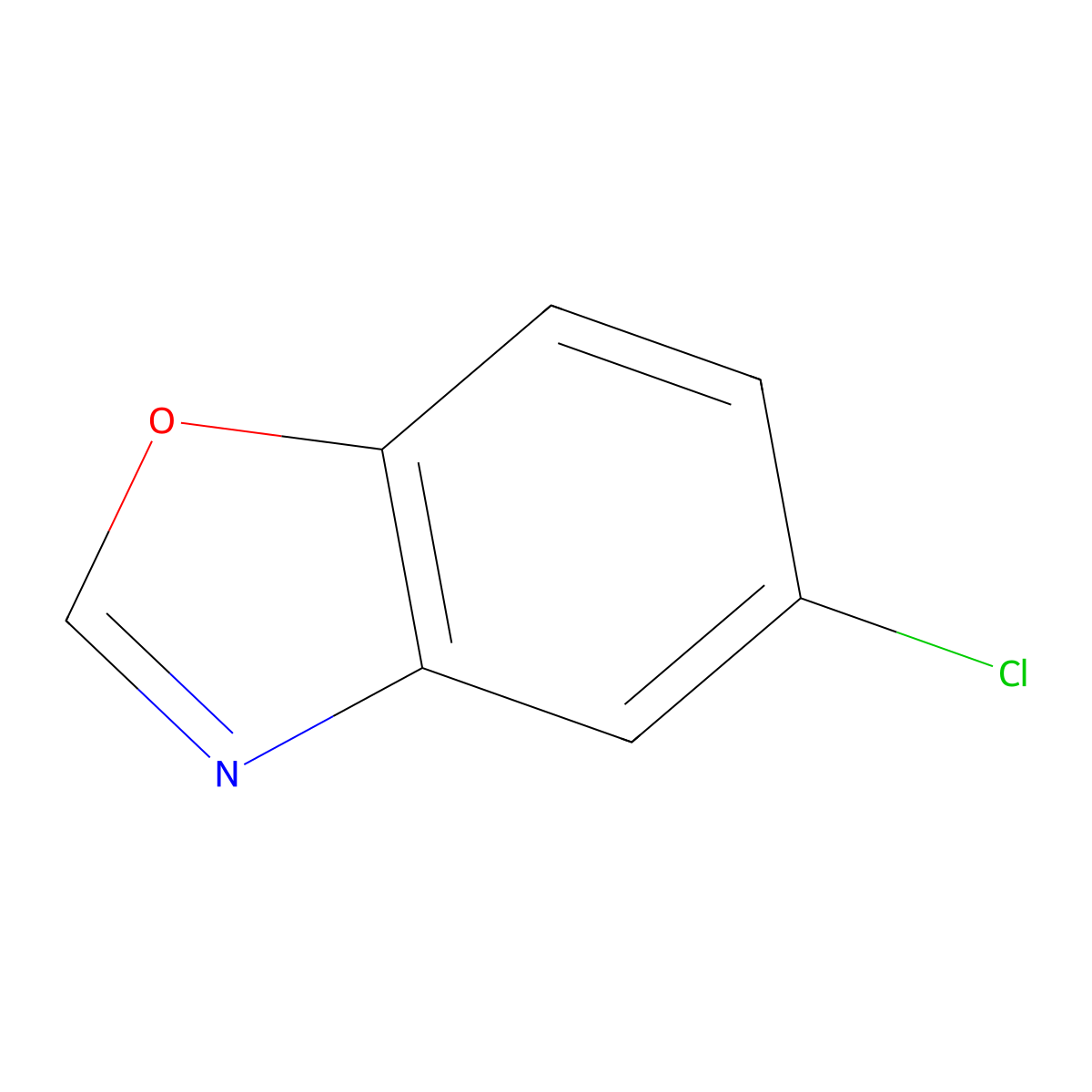 5-Chlorobenzoxazole molecular structure, CAS 17200-29-2