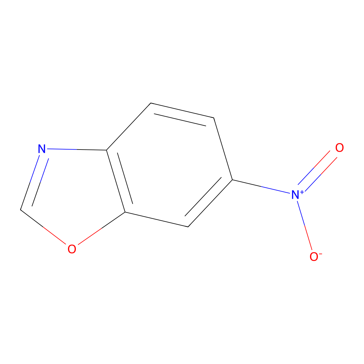 6-Nitrobenzoxazole molecular structure, CAS 17200-30-5