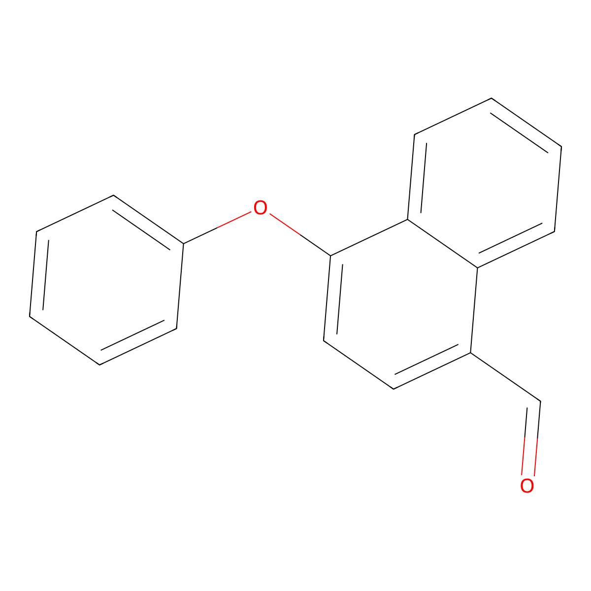 4-Phenoxynaphthaldehyde molecular structure, CAS 172033-75-9