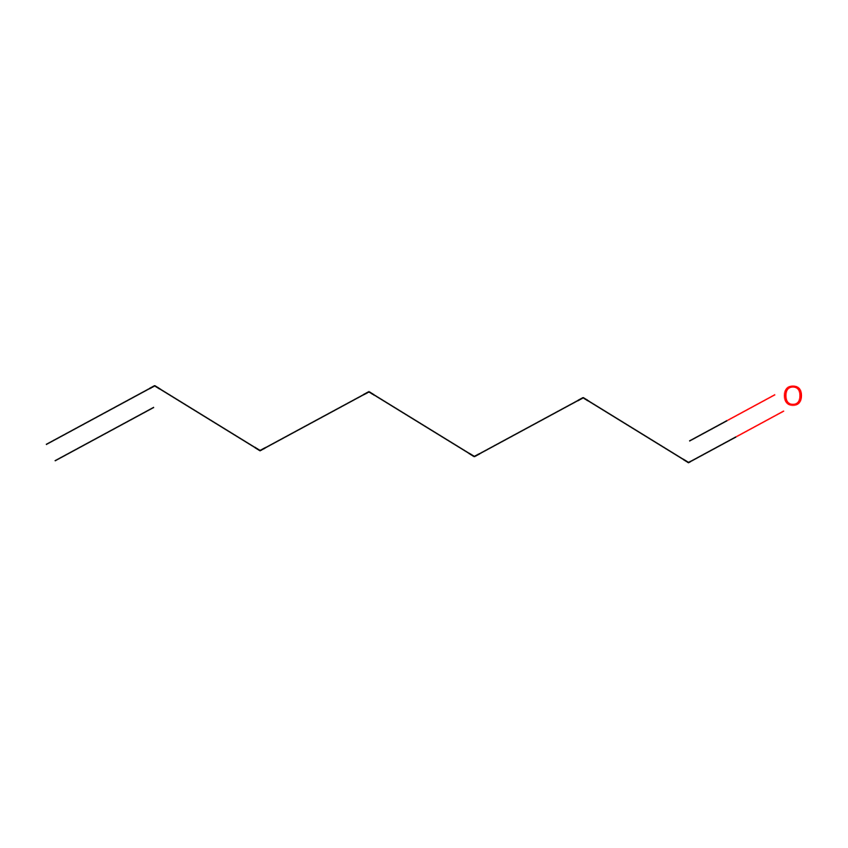 6-Heptenal molecular structure, CAS 17206-61-0
