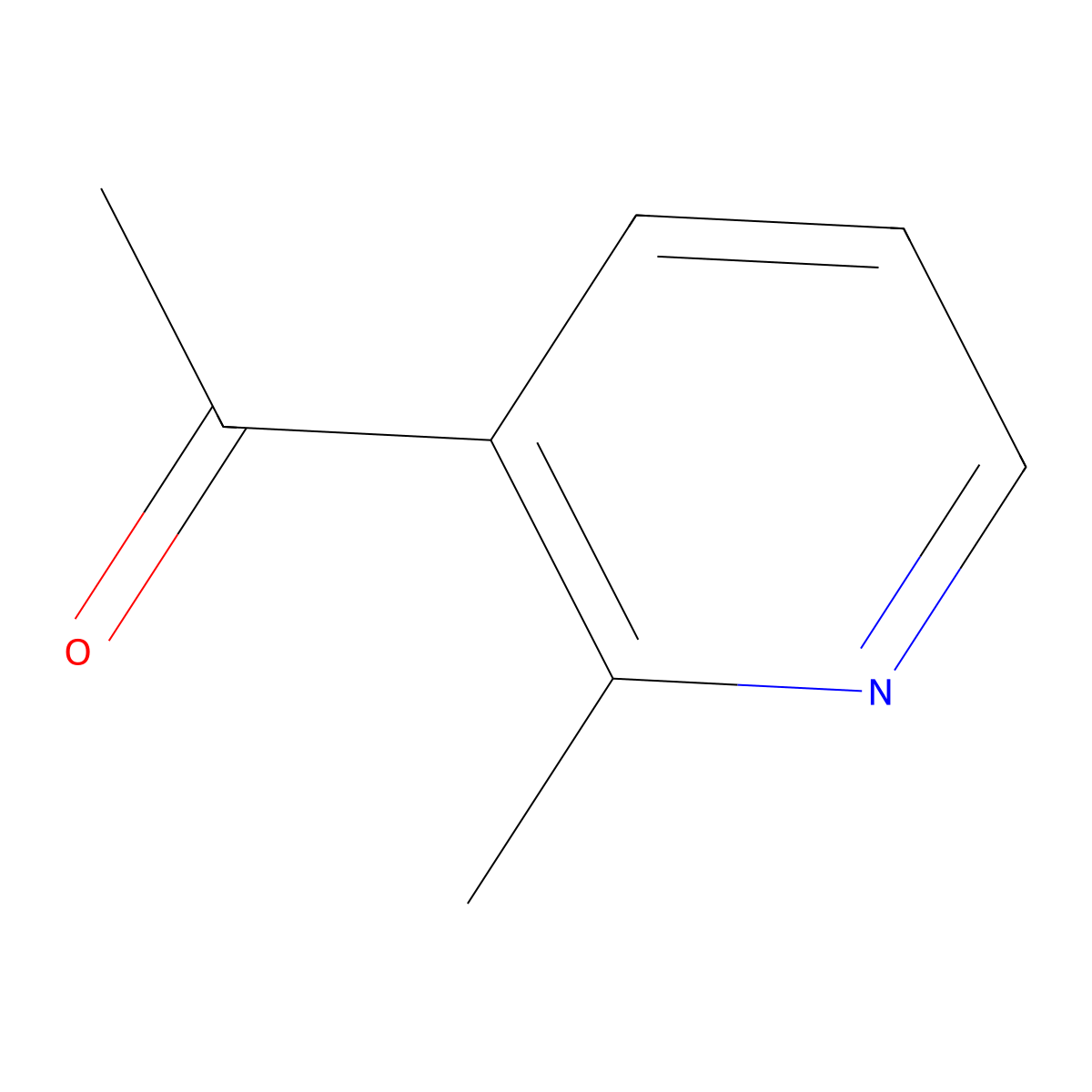 1-(2-Methylpyridin-3-yl)ethan-1-one molecular structure, CAS 1721-12-6