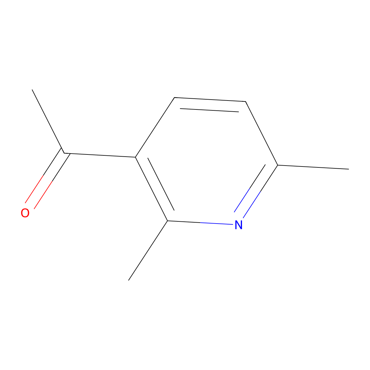 1-(2,6-Dimethylpyridin-3-YL)ethanone molecular structure, CAS 1721-25-1