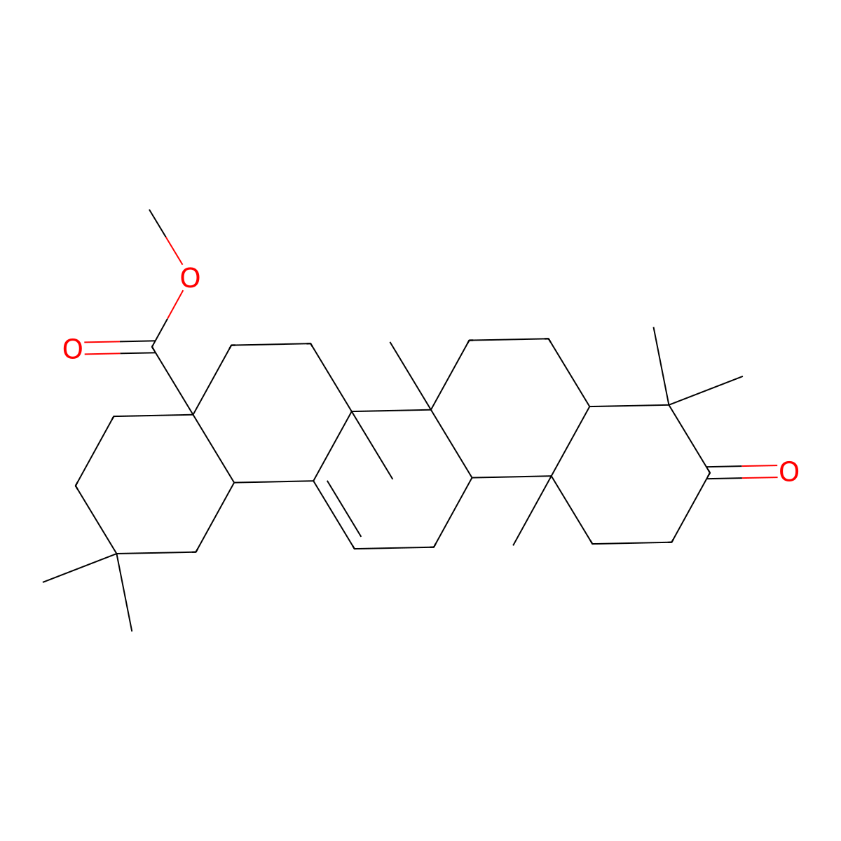 Methyl oleanonate molecular structure, CAS 1721-58-0