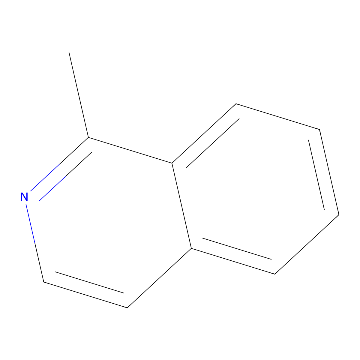 1-Methylisoquinoline molecular structure, CAS 1721-93-3
