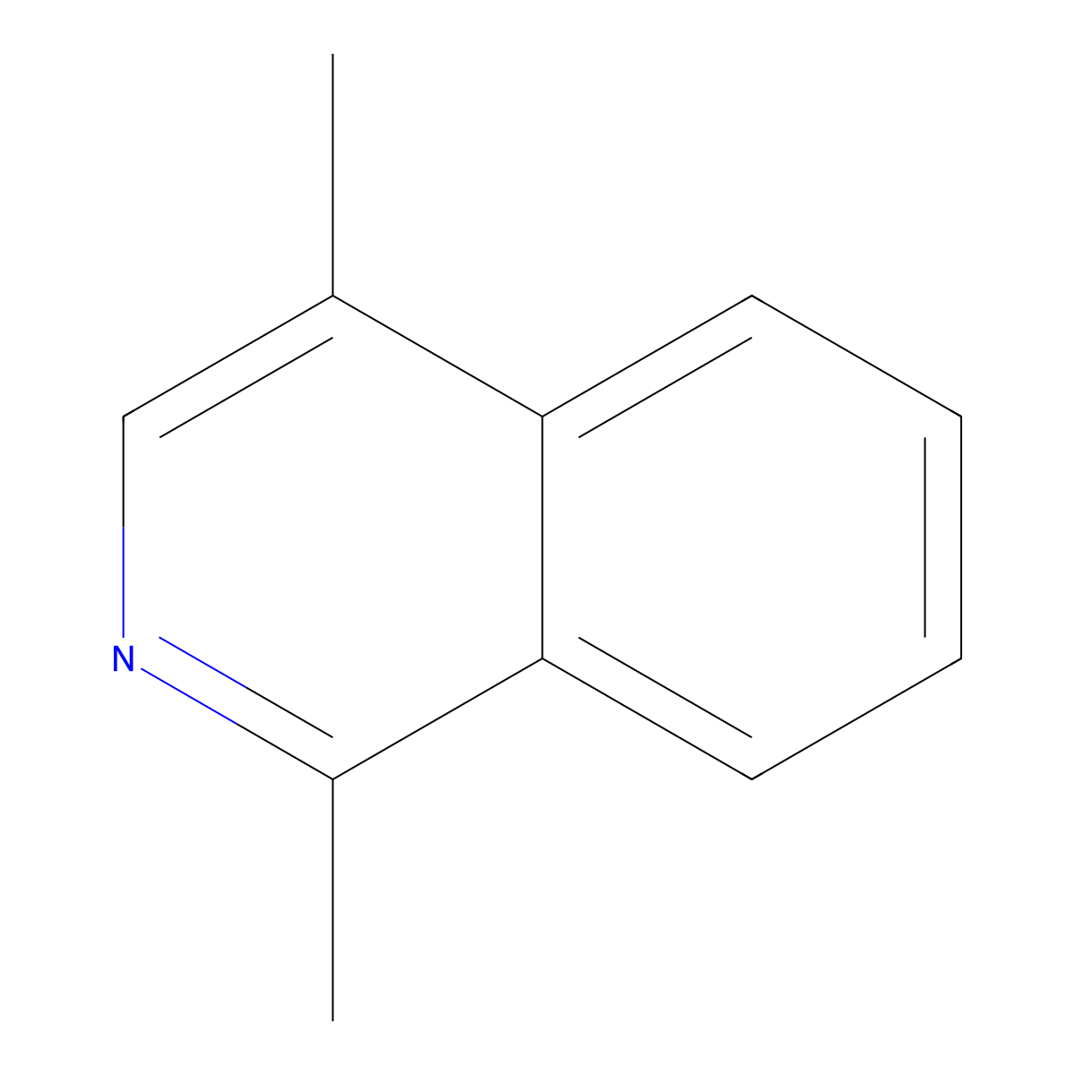 1,4-Dimethylisoquinoline molecular structure, CAS 1721-95-5
