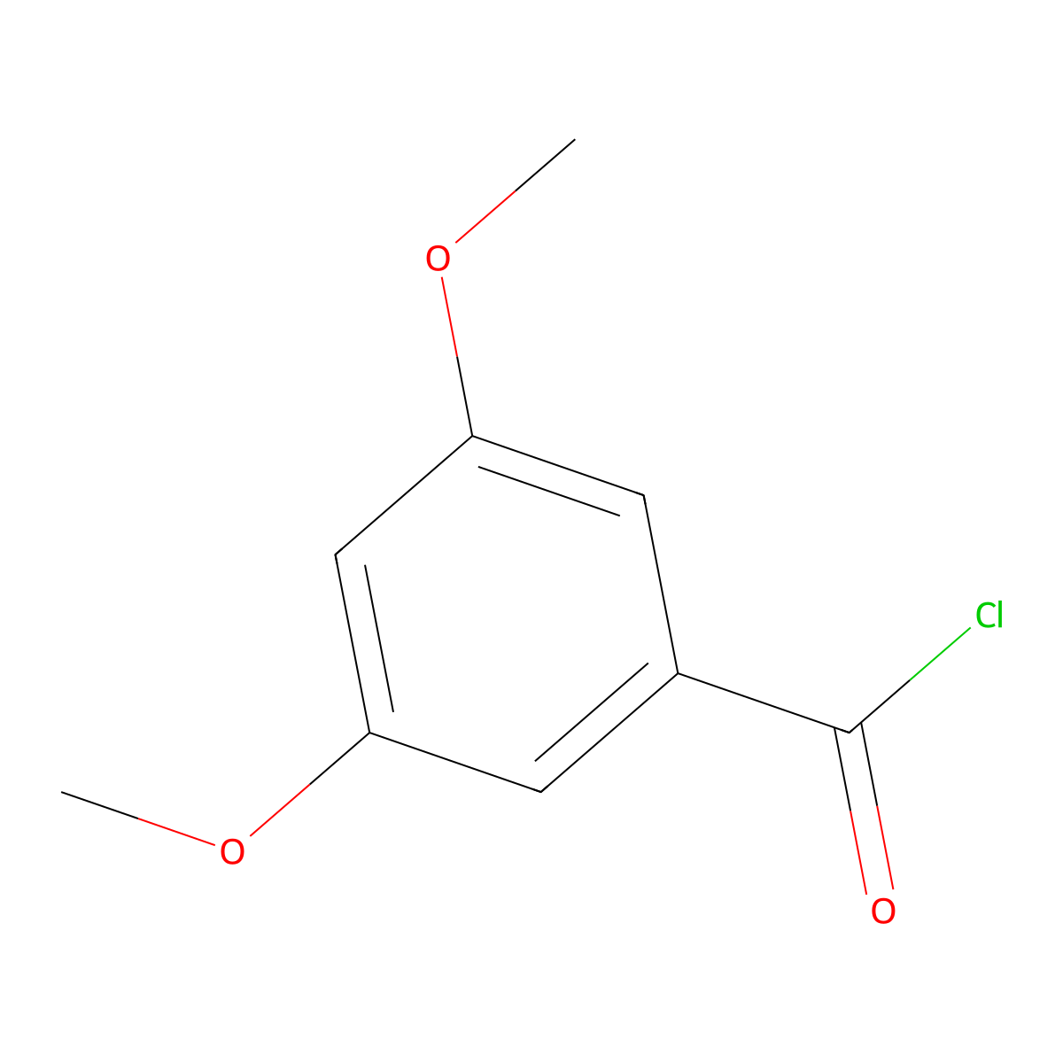 3,5-Dimethoxybenzoyl chloride molecular structure, CAS 17213-57-9
