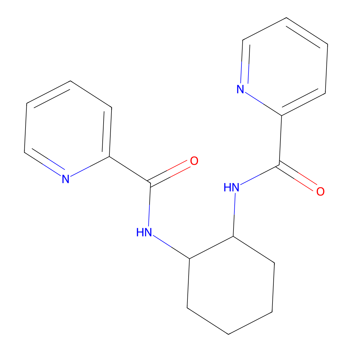 (S,S)-DACH-pyridyl Trost ligand molecular structure, CAS 172138-95-3