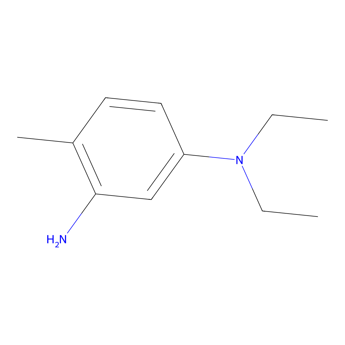N1,N1-Diethyl-4-methylbenzene-1,3-diamine molecular structure, CAS 172141-09-2