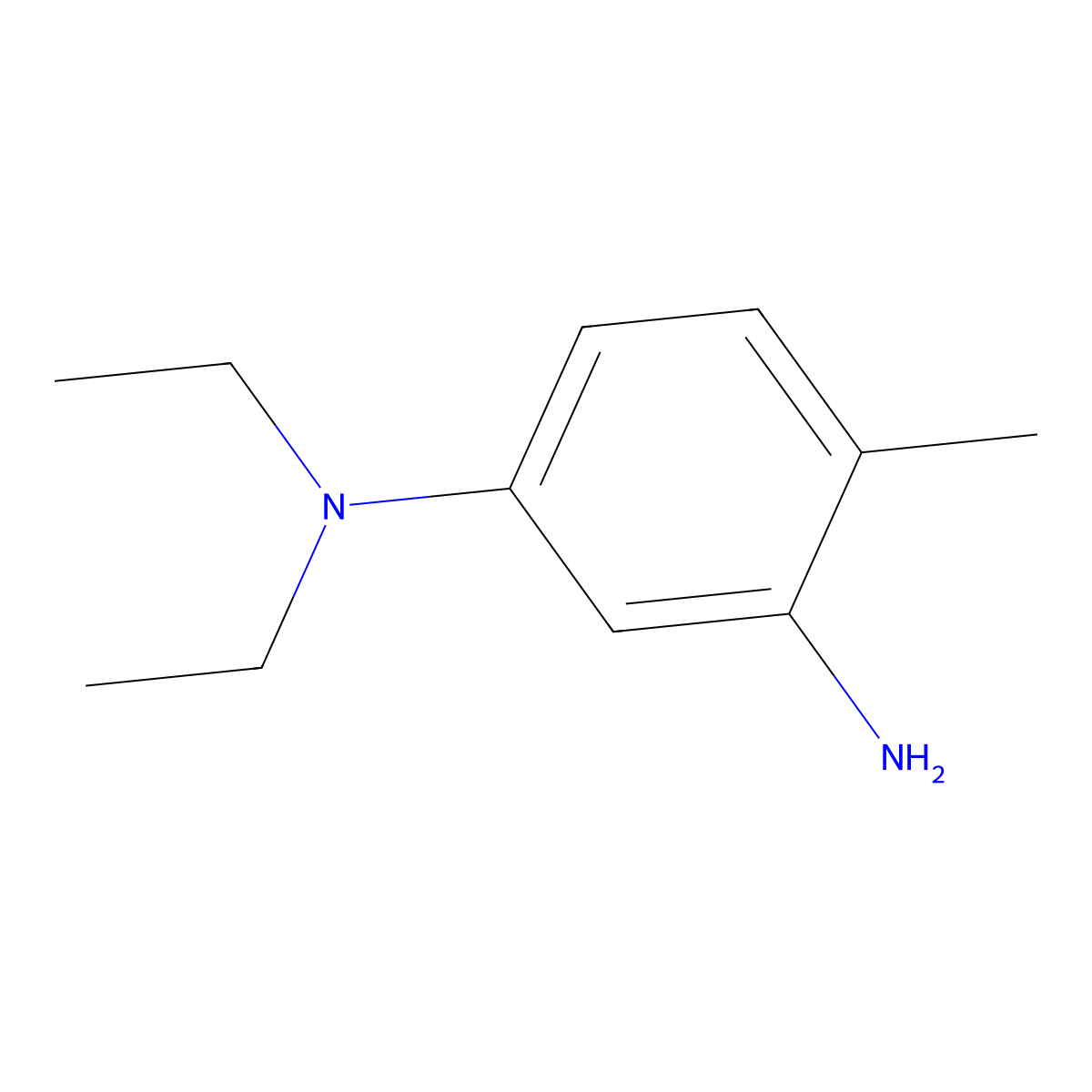 N1,N1-Diethyl-4-methylbenzene-1,3-diamine molecular structure, CAS 172141-09-2