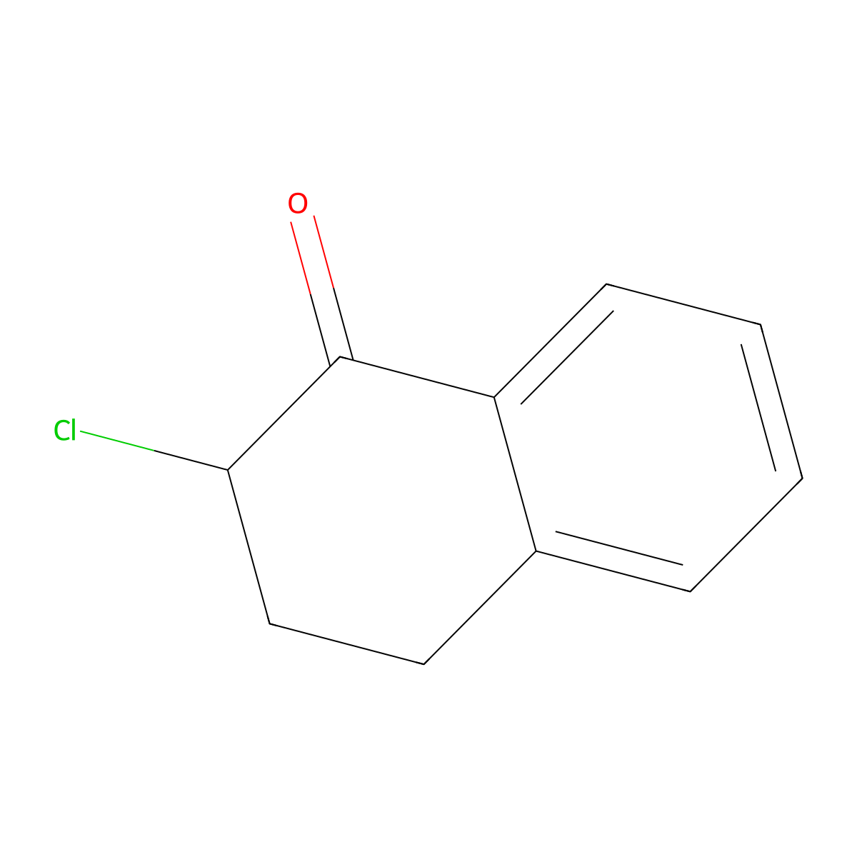 2-Chloro-1,2,3,4-tetrahydronaphthalen-1-one molecular structure, CAS 17215-80-4