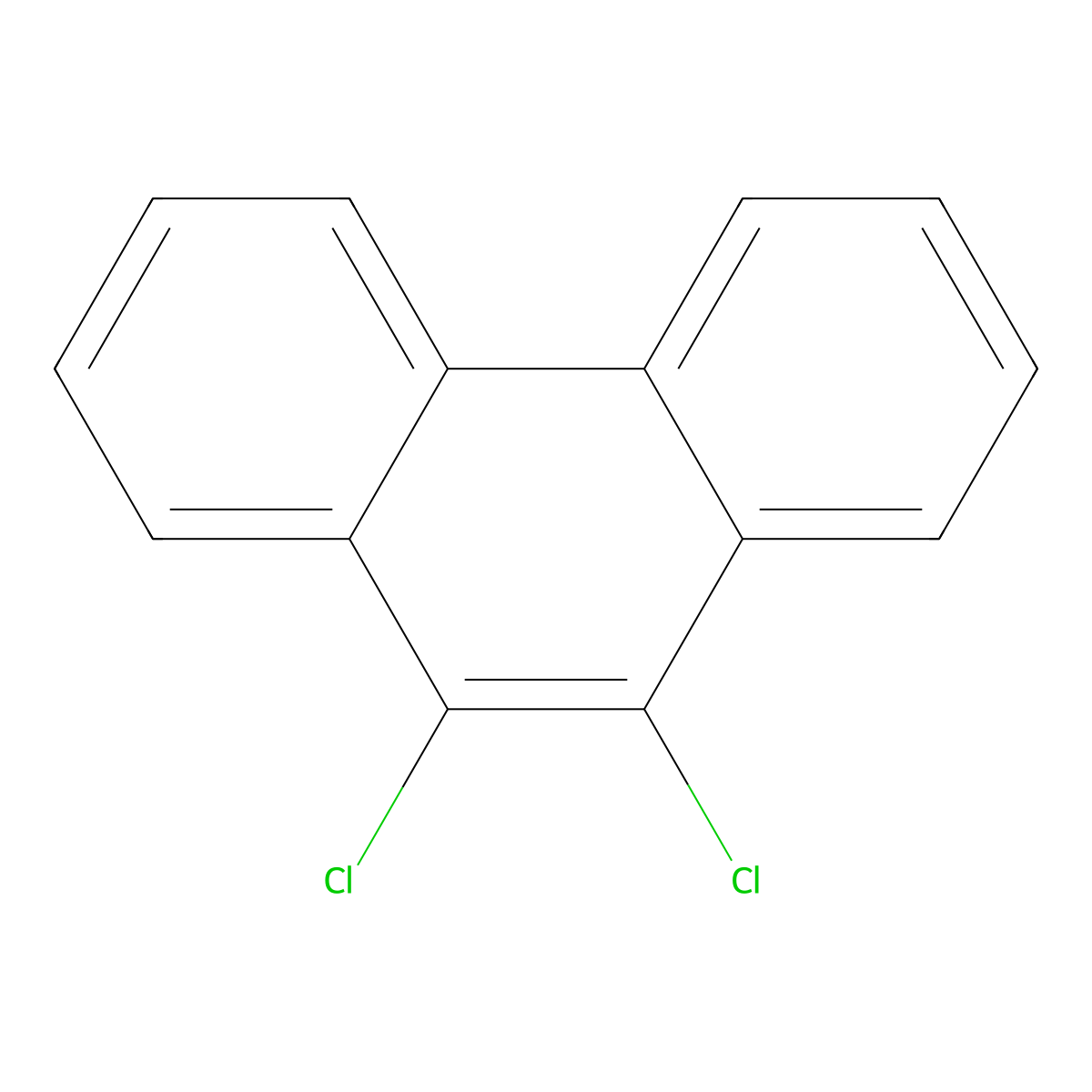 9,10-Dichlorophenanthrene molecular structure, CAS 17219-94-2