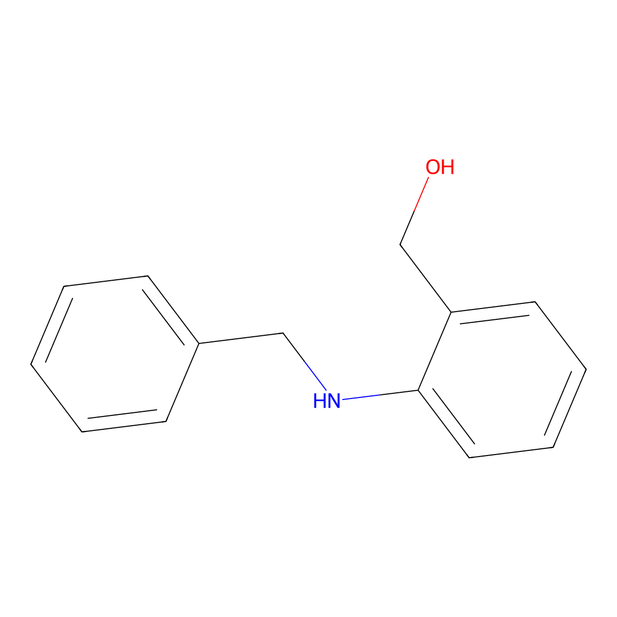 (2-(Benzylamino)phenyl)methanol molecular structure, CAS 1722-07-2